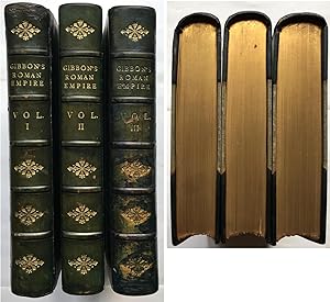 Image du vendeur pour The Decline And Fall Of the Roman Empire 3 Vols LEATHER mis en vente par Appleford Bookroom