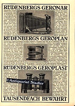 Rüdenbergs Geronar, Rüdenbergs Geroplan, Rüdenbergs Geroplast tausendfach bewährt.