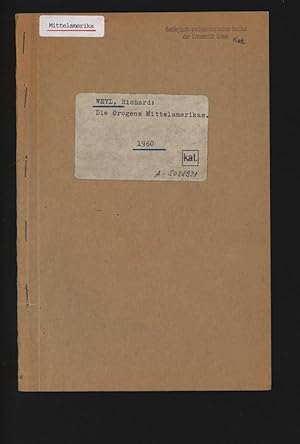 Seller image for Die Orogene Mittelamerikas. for sale by Antiquariat Bookfarm
