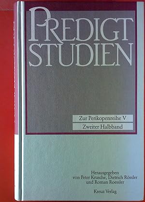 Bild des Verkufers fr Predigt Studien. Zur Perikopenreihe V - Zweiter Halbband, 1994/95 zum Verkauf von biblion2