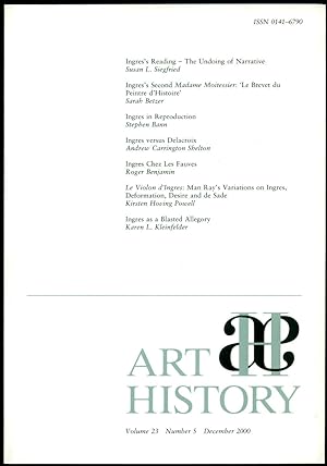 Seller image for Art History: Journal of the Association of Art Historians, Volume 23, Number 5, December 2000 for sale by Little Stour Books PBFA Member