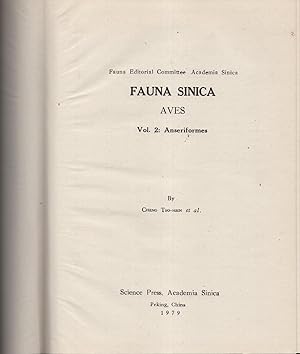 Image du vendeur pour Fauna Sinica, Aves, Vol.2 : Anseriformes, Signed presentation copy, mis en vente par Wyseby House Books