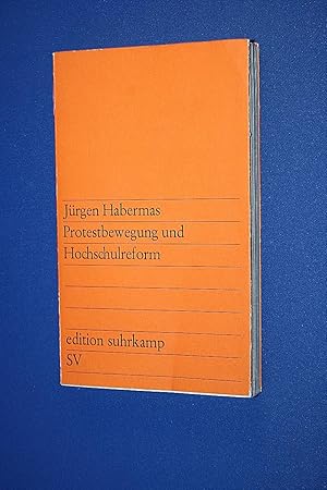 Jürgen Habermas ; Protestbewegung und Hochschulreform