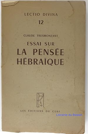 Essai sur la pensée hébraïque