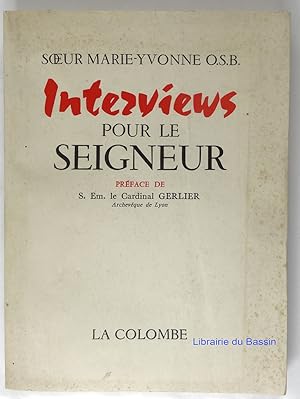 Seller image for Interviews pour le Seigneur for sale by Librairie du Bassin
