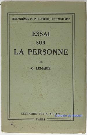 Seller image for Essai sur la personne for sale by Librairie du Bassin