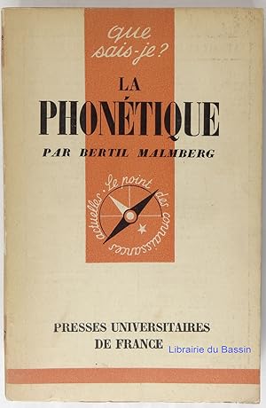 Image du vendeur pour La phontique mis en vente par Librairie du Bassin