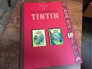 Seller image for Les ventures of TinTin : L'ile Noire; TinTin Au Pays De L'or Noir for sale by Heroes Bookshop