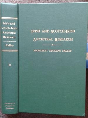 Seller image for IRISH AND SCOTCH-IRISH ANCESTRAL RESEARCH. A GUIDE TO THE GENEALOGICAL RECORDS, METHODS AND SOURCES IN IRELAND. VOLUME II BIBLIOGRAPHY AND FAMILY INDEX. for sale by Graham York Rare Books ABA ILAB