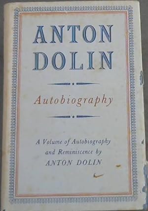 Imagen del vendedor de Anton Dolin Autobiography a la venta por Chapter 1