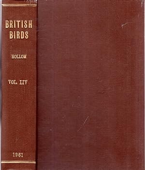 Immagine del venditore per British Birds an Illustrated Monthly Magazine, volume LIV (54) 1961 venduto da Pendleburys - the bookshop in the hills