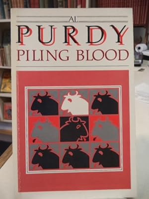 Piling Blood. [inscribed, and with 2 page poem to recipient]