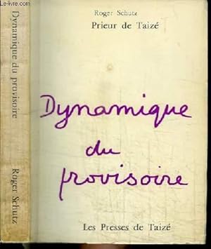 Seller image for DYNAMIQUE DU PROVISOIRE for sale by Le-Livre