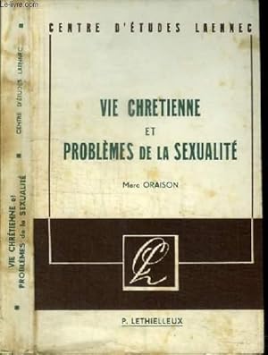 Image du vendeur pour VIE CHRETIENNE ET PROBLEMES DE LA SEXUALITE mis en vente par Le-Livre