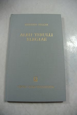 Bild des Verkufers fr Albii Tibulli Elegiae, cum carminibus pseudotibullianis. zum Verkauf von Antiquariat Bookfarm