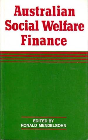 Seller image for Australian Social Welfare Finance for sale by Goulds Book Arcade, Sydney