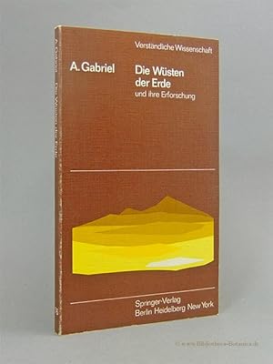 Imagen del vendedor de Die Wsten der Erde und ihre Erforschung. a la venta por Bibliotheca Botanica