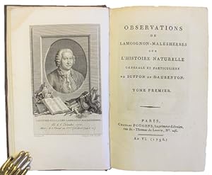 Observations de Lamoignon-Malesherbes sur l'histoire générale et particulière de Buffon et Dauben...
