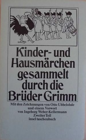 Kinder- und Hausmärchen gesammelt durch die Brüger Grimm - in drei Bänden - Zweiter Band - Zeichn...