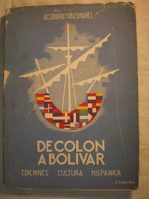 Seller image for De Coln a Bolivar for sale by Librera Antonio Azorn
