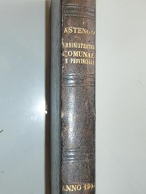 MANUALE DEGLI AMMINISTRATORI COMUNALI E PROVINCIALI E DELLE OPERE PIE Fondato e diretto dal Senat...