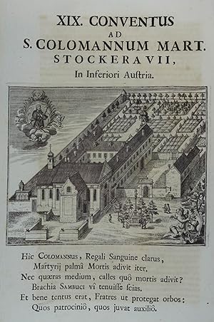 XIX. Conventus ad S. Colomannum Mart. Stockerauii, in inferiori Austria. Kupferstich v. F. L. Sch...