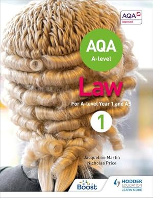 Bild des Verkufers fr AQA A-level Law for Year 1/AS zum Verkauf von AHA-BUCH GmbH