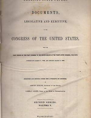 American State Papers. Documents, Legislative and Executive, of the ...