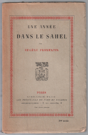 Image du vendeur pour Une anne dans le sahel mis en vente par librairie philippe arnaiz