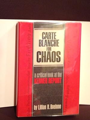 Seller image for Carte blanche for Chaos for sale by Henry E. Lehrich