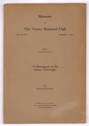 Imagen del vendedor de Memoirs of The Torrey Botanical Club : A Monograph on the Genus Downingia. a la venta por Truman Price & Suzanne Price / oldchildrensbooks