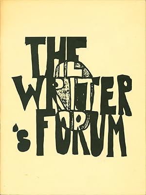 The Writer's Forum (cover title)