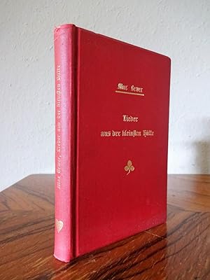 Imagen del vendedor de Lieder aus der kleinsten Htte. a la venta por Antiquariat Seibold