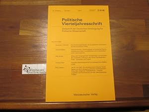 Bild des Verkufers fr Politische Vierteljahresschrift. Zeitschrift der Deutschen Vereinigung fr politische Wissenschaft. Heft 2 Juni 2001 zum Verkauf von Antiquariat im Kaiserviertel | Wimbauer Buchversand