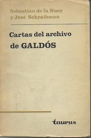 Seller image for CARTAS DEL ARCHIVO DE GALDOS. for sale by Librera Javier Fernndez