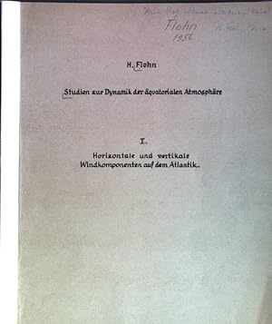 Imagen del vendedor de Horizontale und vertikale Windkomponenten auf dem Atlantik Sonderdruck aus: Studien zur Dynamik der quatorialen Atmosphre a la venta por books4less (Versandantiquariat Petra Gros GmbH & Co. KG)