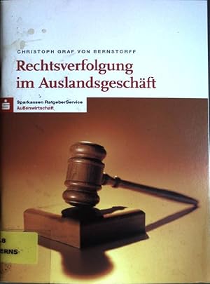 Imagen del vendedor de Rechtsverfolgung im Auslandsgeschft Sparkassen RatgeberService Auenwirtschaft a la venta por books4less (Versandantiquariat Petra Gros GmbH & Co. KG)