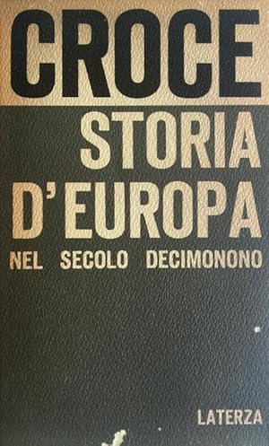 STORIA D'EUROPA NEL SECOLO DECIMONONO