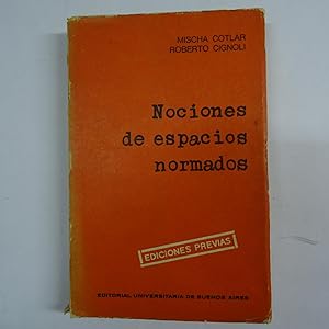 Imagen del vendedor de NOCIONES DE ESPACIOS NORMANDOS. a la venta por Librera J. Cintas