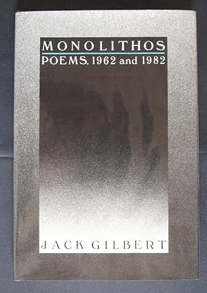 Monolithos: Poems, 1962 and 1982