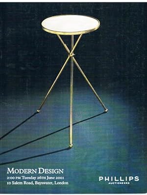 Modern Design. Auktionskatalog Nr. T0498. 26. Juni 2001.