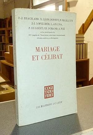 Imagen del vendedor de Mariage et Clibat a la venta por Le Beau Livre