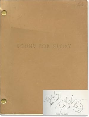 Bild des Verkufers fr Bound for Glory (Original screenplay for the 1976 film, signed by David Carradine) zum Verkauf von Royal Books, Inc., ABAA