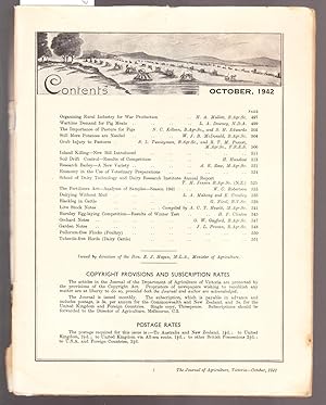 The Journal of the Department of Agriculture Victoria Australia - October 1942 Vol.XL-Part 10