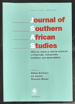 Journal of Southern African Studies Volume 21 1995 (4 issues)