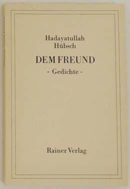 Seller image for Dem Freund. Gedichte. for sale by M + R Fricke