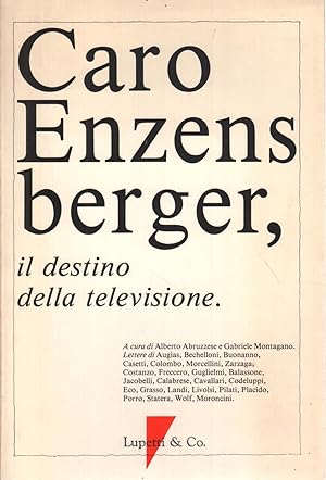 Imagen del vendedor de Caro Enzens berger Il destino della televisione a la venta por Di Mano in Mano Soc. Coop