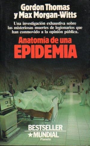 Imagen del vendedor de ANATOMA DE UNA EPIDEMIA. Novela. 1 edicin. Trad. Soledad Sili. a la venta por angeles sancha libros