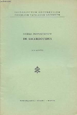 Seller image for SCHEMA PROPOSITIONUM DE SACERDOTIBUS ( SUB SECRETO) for sale by Le-Livre