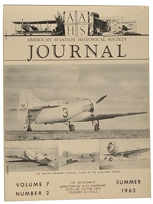 Image du vendeur pour American Aviation Historical Society Journal, Volume 7, Number 2 (Summer 1962) mis en vente par Cat's Cradle Books